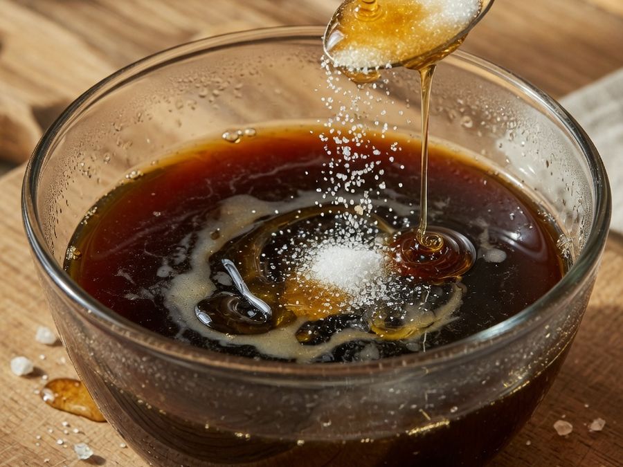 Kafa sa medom i šećerom