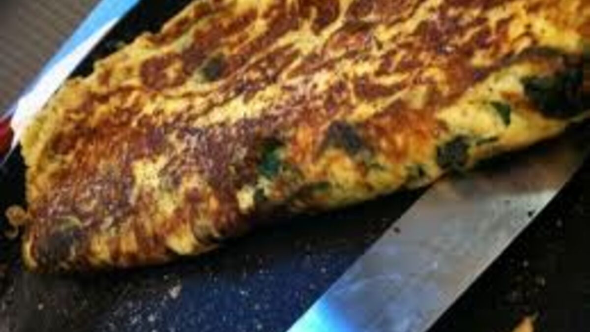 OMLET SA SPANAĆEM