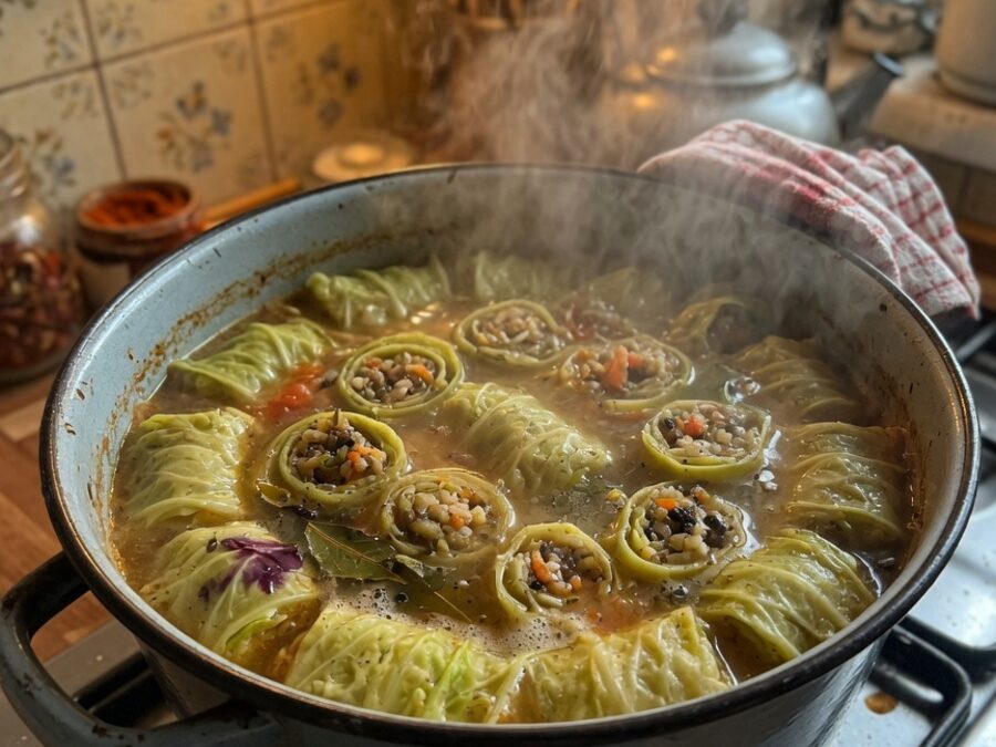 Korak 2 — posna sarma sa šargarepom