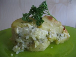 MUSAKA OD PIRINČA I KROMPIRA