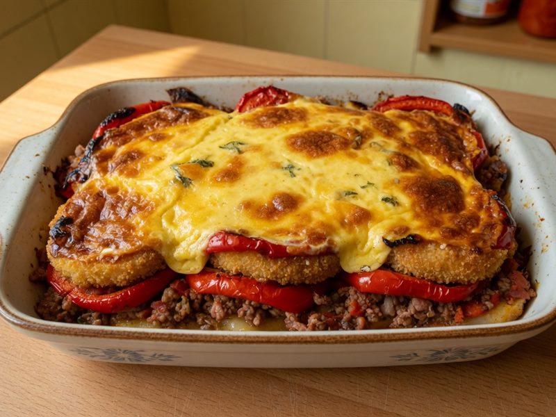MUSAKA OD POHOVANIH PAPRIKA