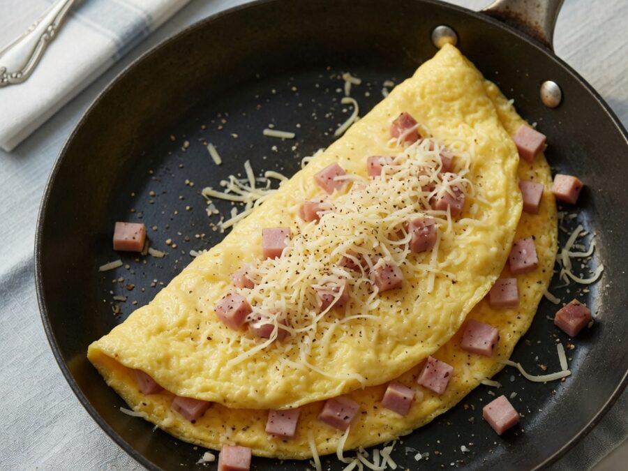 Korak 3 — omlet na francuski način