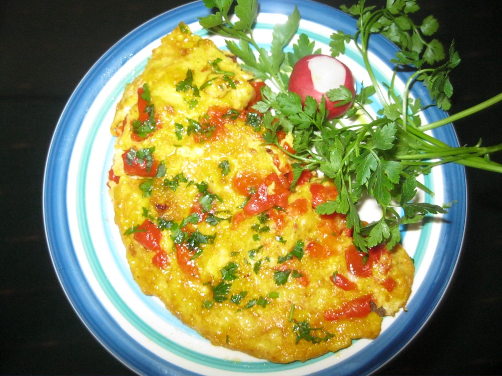 omlet paprika