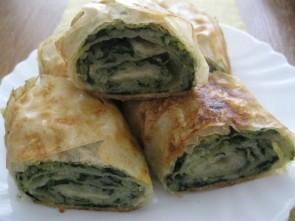 PITA SA SPANAĆEM I PIRINČEM