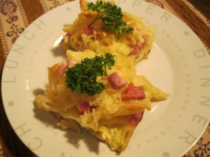 ZAPEČENE MAKARONE SA ŠUNKOM