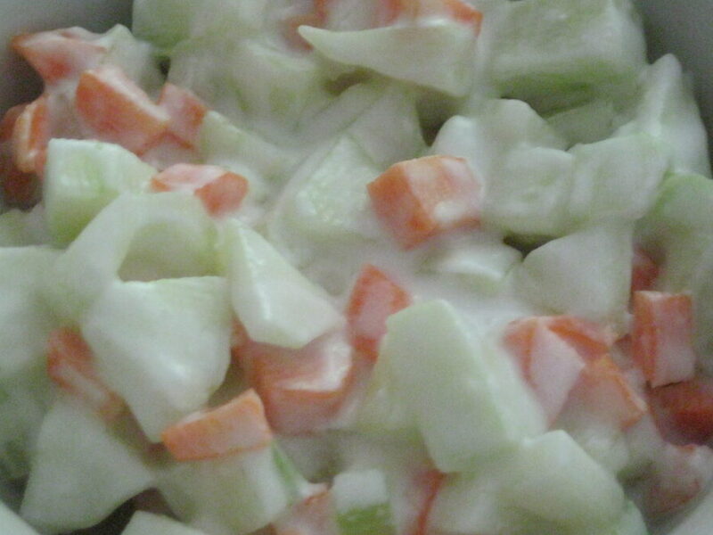 SALATA OD KRASTAVACA I ŠARGAREPE