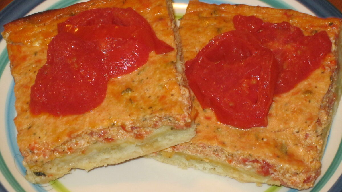 SLANA TORTA SA PARADAJZOM