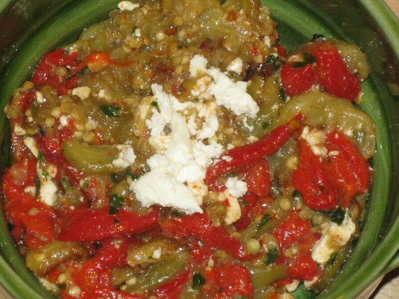 SALATA OD PATLIDžANA I PEČENIH PAPRIKA