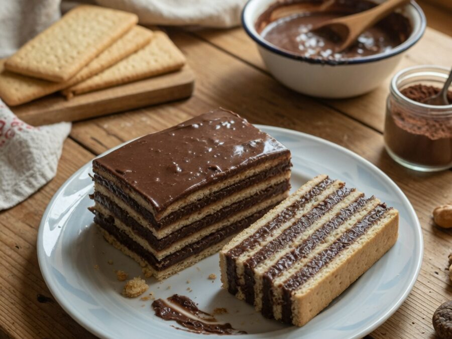 Korak 3 — posna keks torta