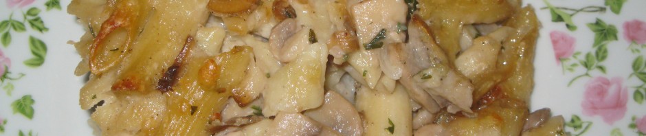 ZAPEČENE MAKARONE SA PEČURKAMA