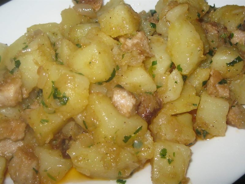 RESTOVANI KROMPIR SA MESOM