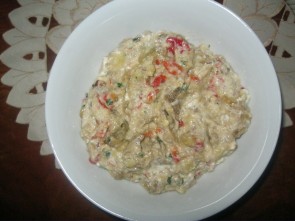SALATA OD PATLIDžANA SA SIROM