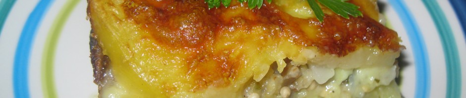 MUSAKA OD PATLIDžANA I KROMPIRA